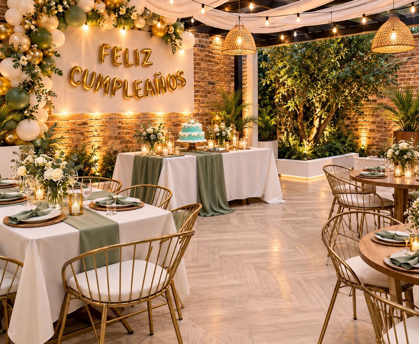 Instalaciones de Mi Jarita decoradas para una celebración